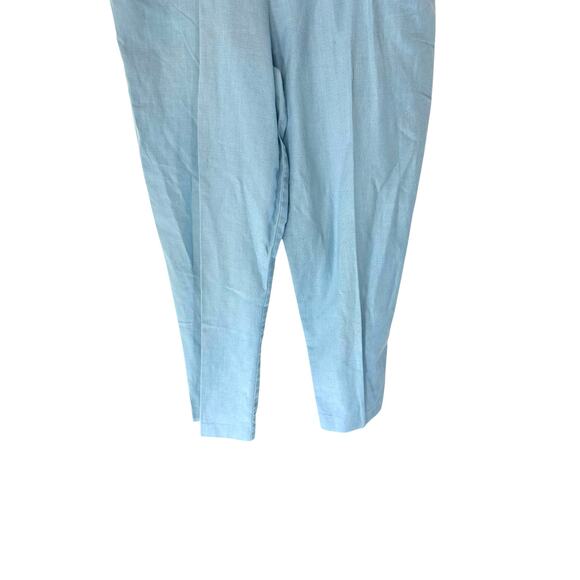 Christian Dior Actifs Pants Women's Blue Basic Casual Pull On Cropped Medium - Picture 6 of 11